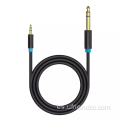 Cable de audio de toma de 17 mm de OEM/ODM con control de volumen